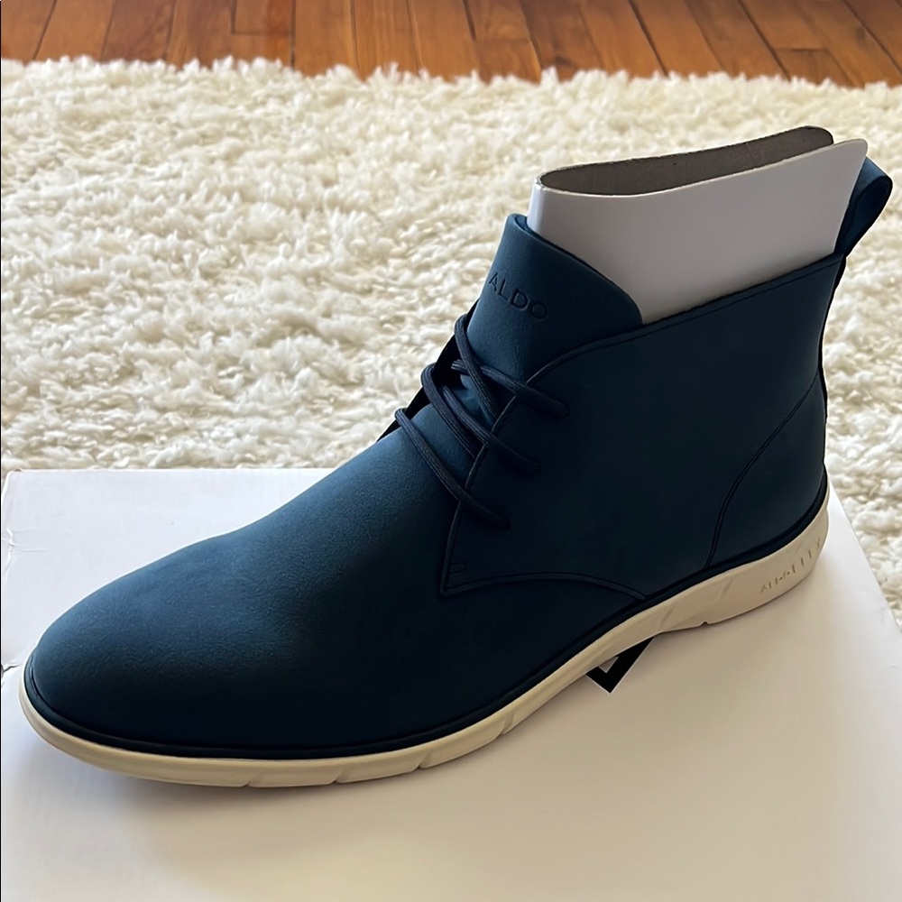 🏳️‍🌈 Aldo Men's Blue Chukka Boots - Picture 4 of 8
